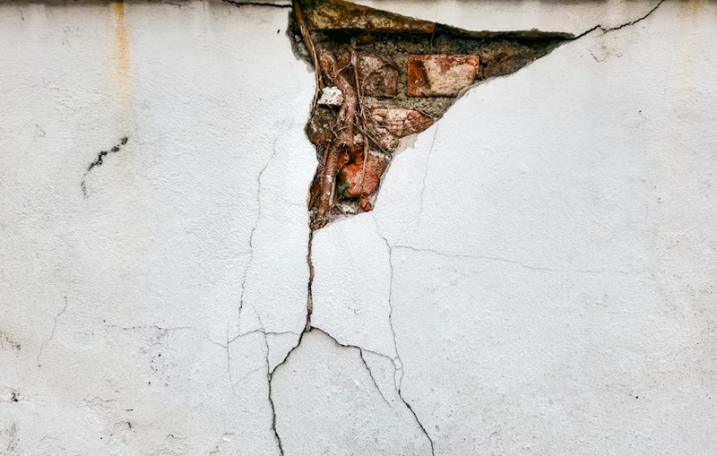 cracked walls